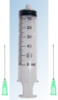 Profi Syringe with rotatable lock , Needle set 60 ml + 2 X 70 mm