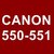 CANON PGI-550, CANON CLI-551 PRINT HEAD CLEANING