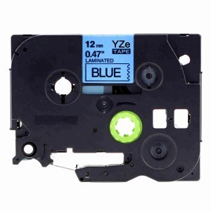 Brother P-touch Kompatibel, ersetzt Brother TZe-531 Schriftbandkassette, schwarz auf blau, 12mm-8m