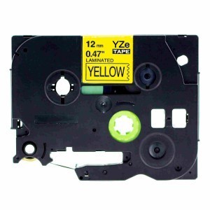 Brother P-touch Kompatibel, ersetzt Brother TZe-631 Schriftbandkassette, schwarz auf gelb, 12mm-8m