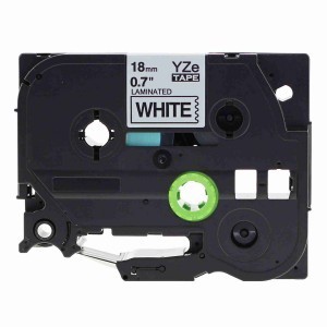 Brother P-touch Kompatibel, ersetzt Brother TZe-241Schriftbandkassette, schwarz auf weiß, 18mm-8m