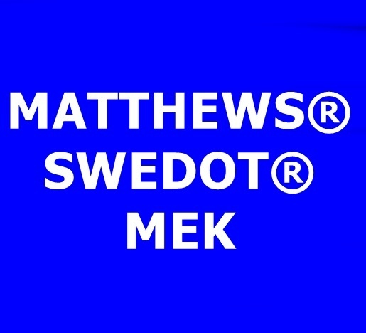 MATTHEWS® SWEDOT® SCP 701 BLUE COMPATIBLE ARICI INKJET MEK BASE INK