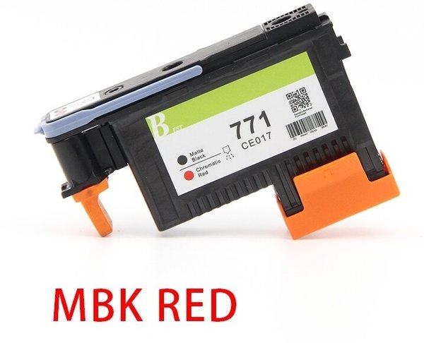 HP 771 - HP CE017A Matte Black / Chromatic Red Druckkopf-wiederaufbereitet