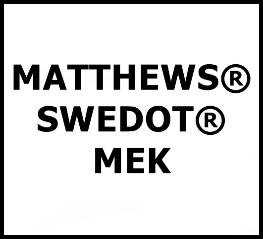 MATTHEWS® SWEDOT® SCP 800A WHITE COMPATIBLE ARICI INKJET MEK BASE INK