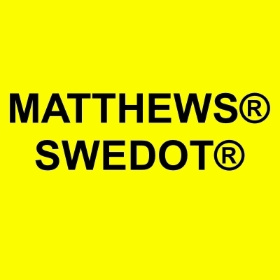 MATTHEWS® SWEDOT® SCP 802A YELLOW COMPATIBLE ARICI INKJET MEK BASE INK