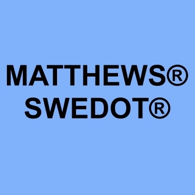 MATTHEWS® SWEDOT® SCP 808 Light Blue COMPATIBLE ARICI INKJET MEK BASE INK
